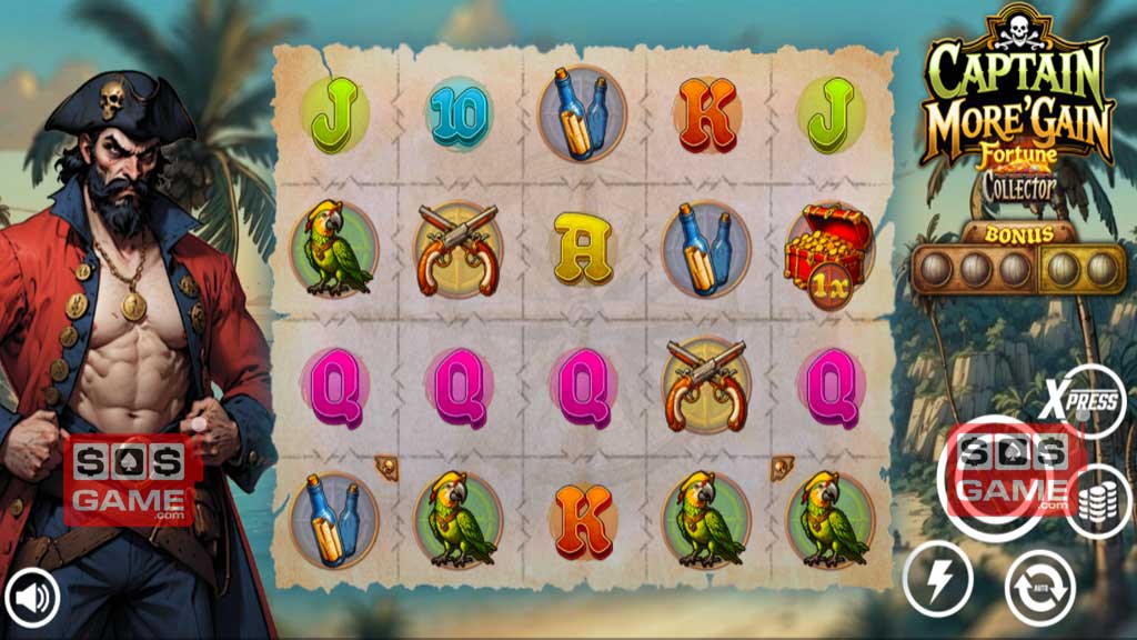 Screenshot of Captain More’Gain slot from Avatar UX Captain More’Gain