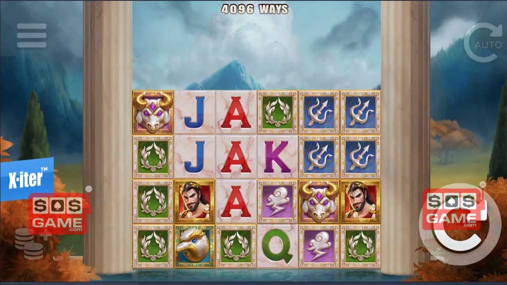 Screenshot of Elysian Gold slot from ELK Studios Elysian Gold